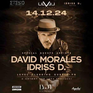David Morales @ LEVEL Clubbing 14 Dicembre 2024